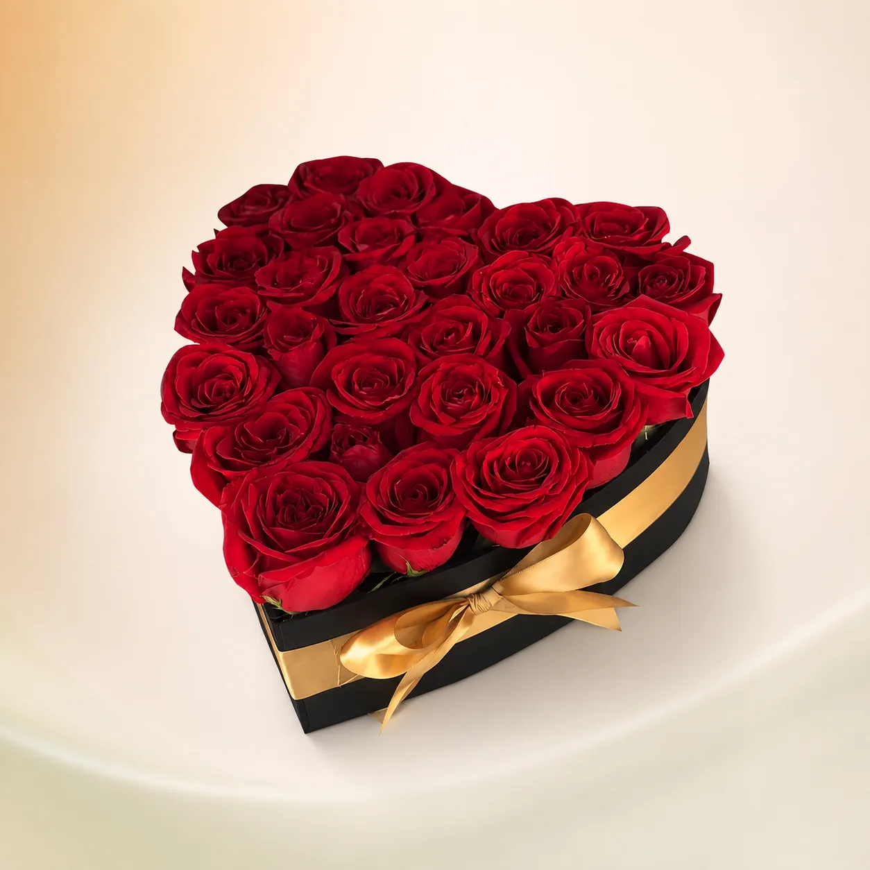 Bouquet en corazón flower box de rosas a domicilio en Cali